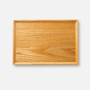 木製長盆　 （すべり止めトレー） （巾35cm×24cm）