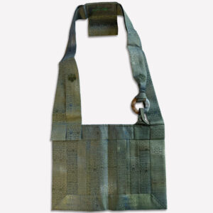 九寸絡子　暈染蜀江更紗　紋入　スタビライズドウッド環付